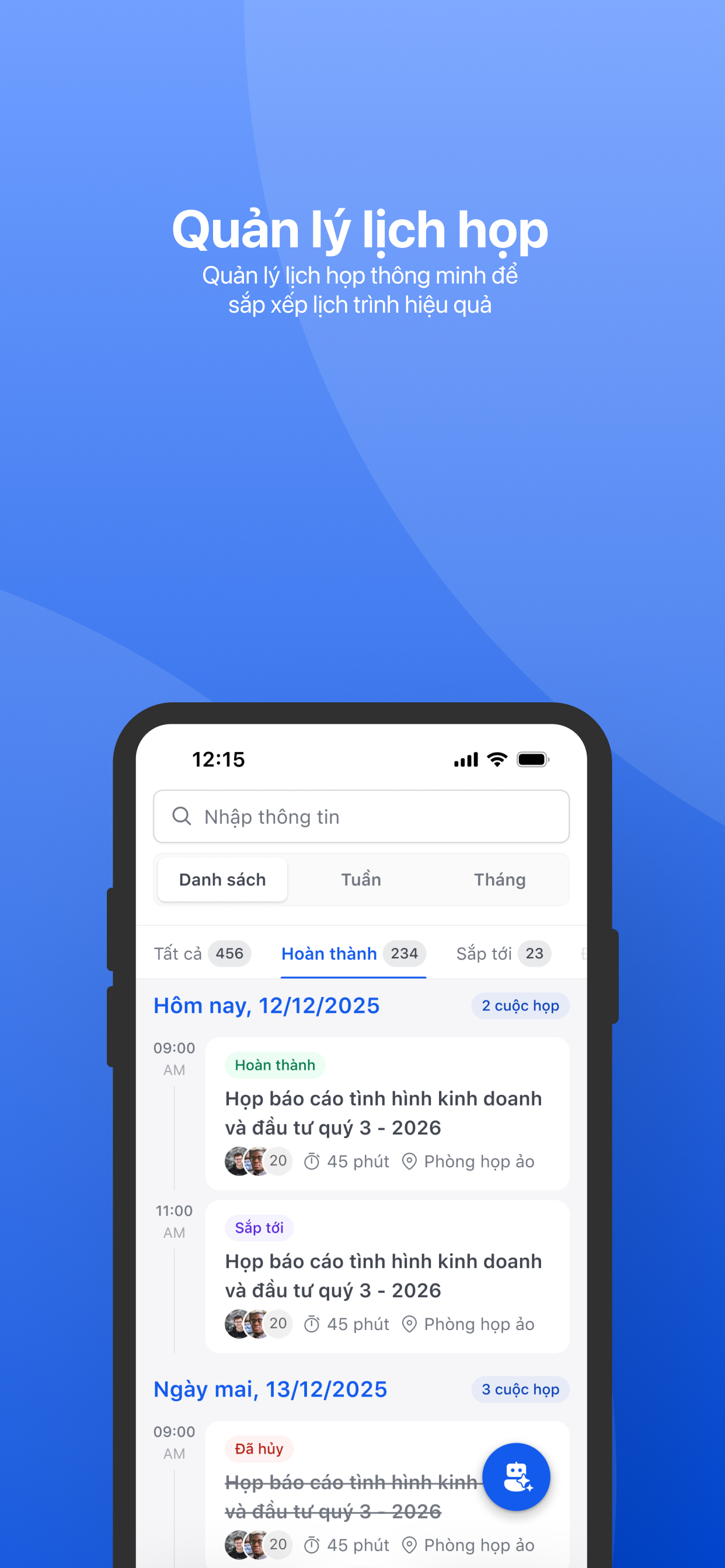 VAI-M: Phòng họp không giấy screenshot 4