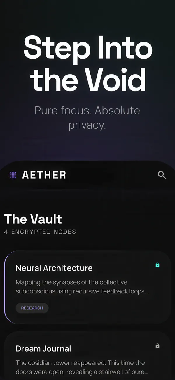#1. Aether - Knowledge Engine (iOS) Podle: Critical Dynamics OU