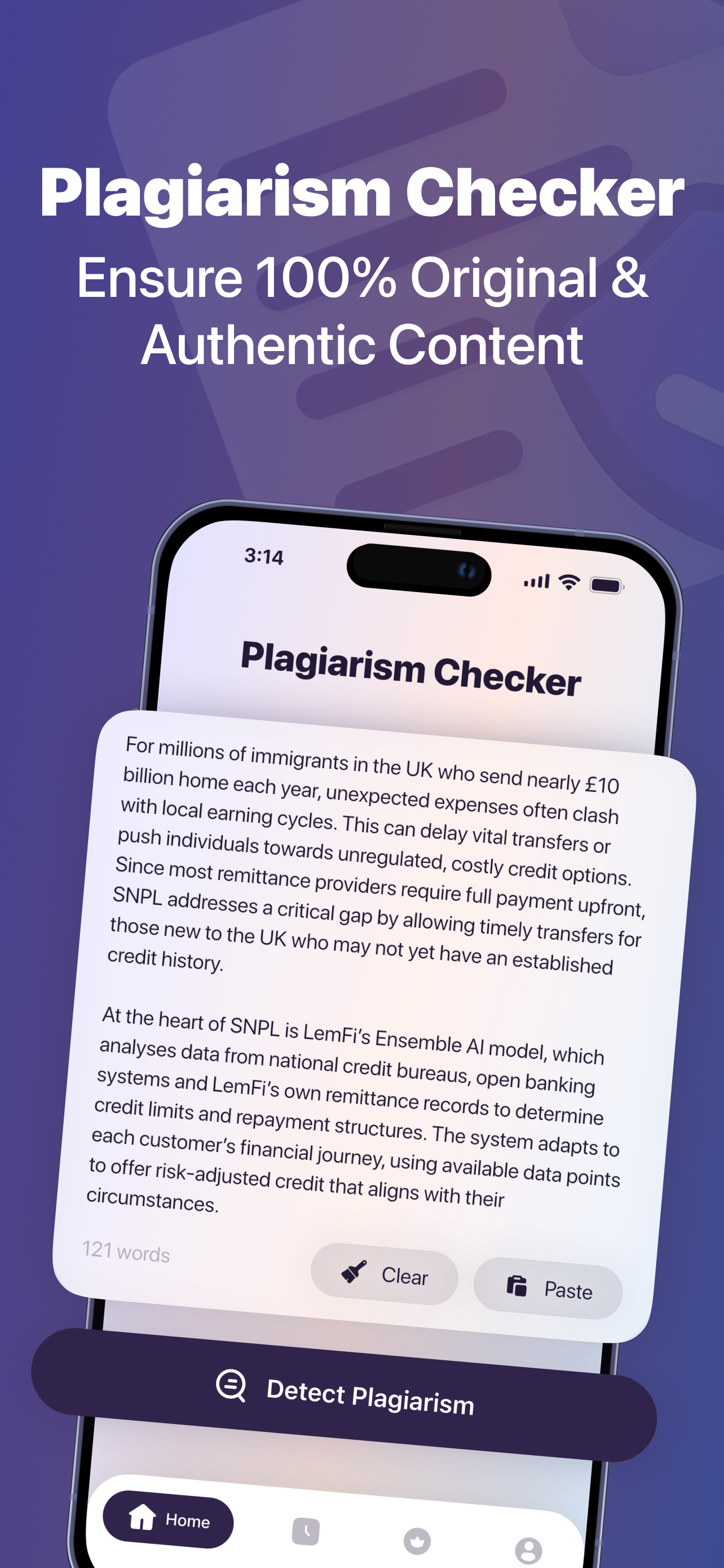 Plagiarism Checker with Report
