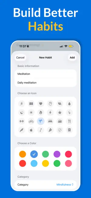 Habit Tracker Planner : RiseMe screenshot 2