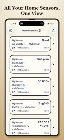 Home Sensors Graphs Screenshot 1 of 8