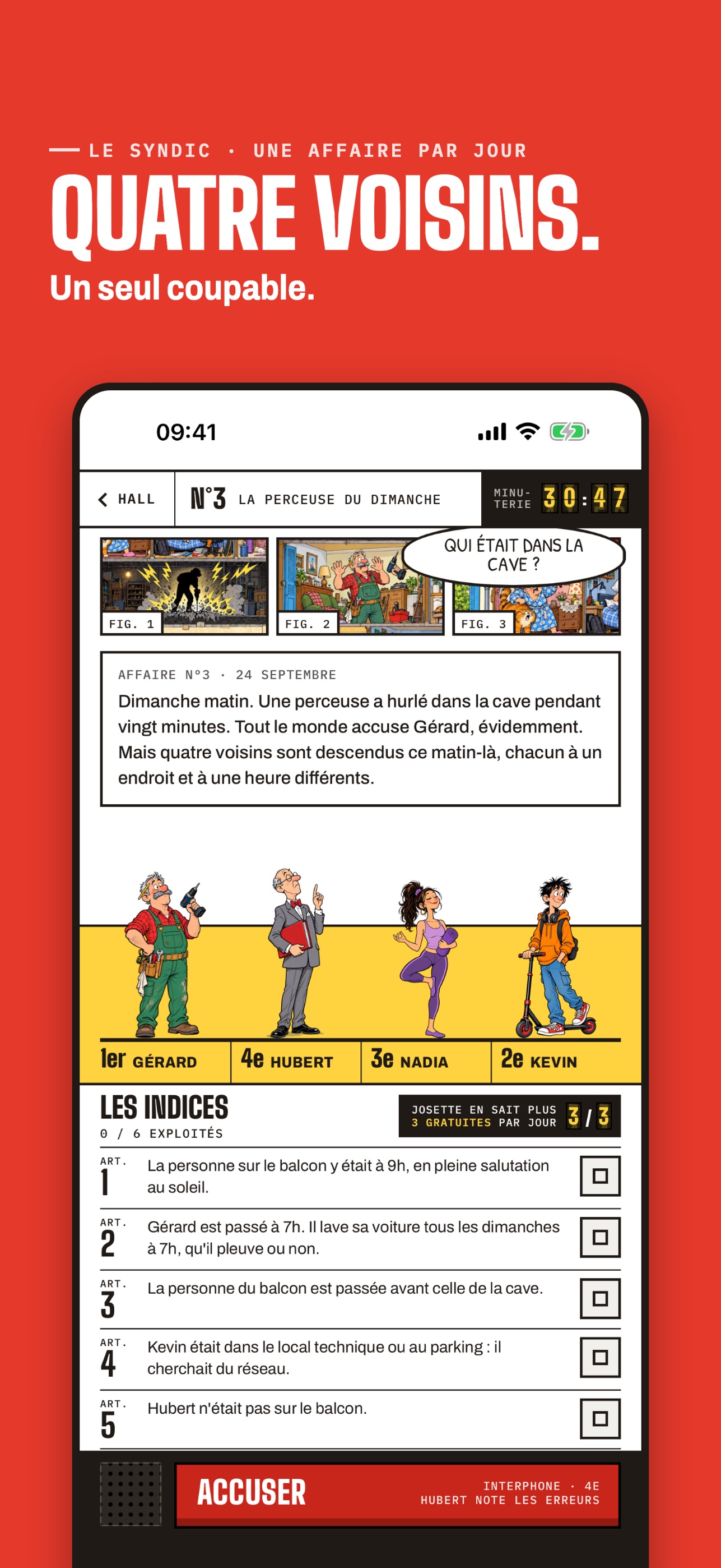 Screenshot 2 of Le Syndic · Enquête du jour