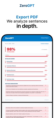 ZeroGPT: AI Humanizer - Bypass Screenshot 3 of 5