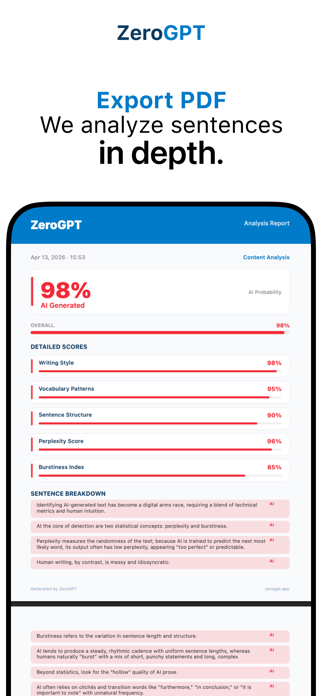 ZeroGPT: AI Humanizer - Bypass Screenshot 3 of 5