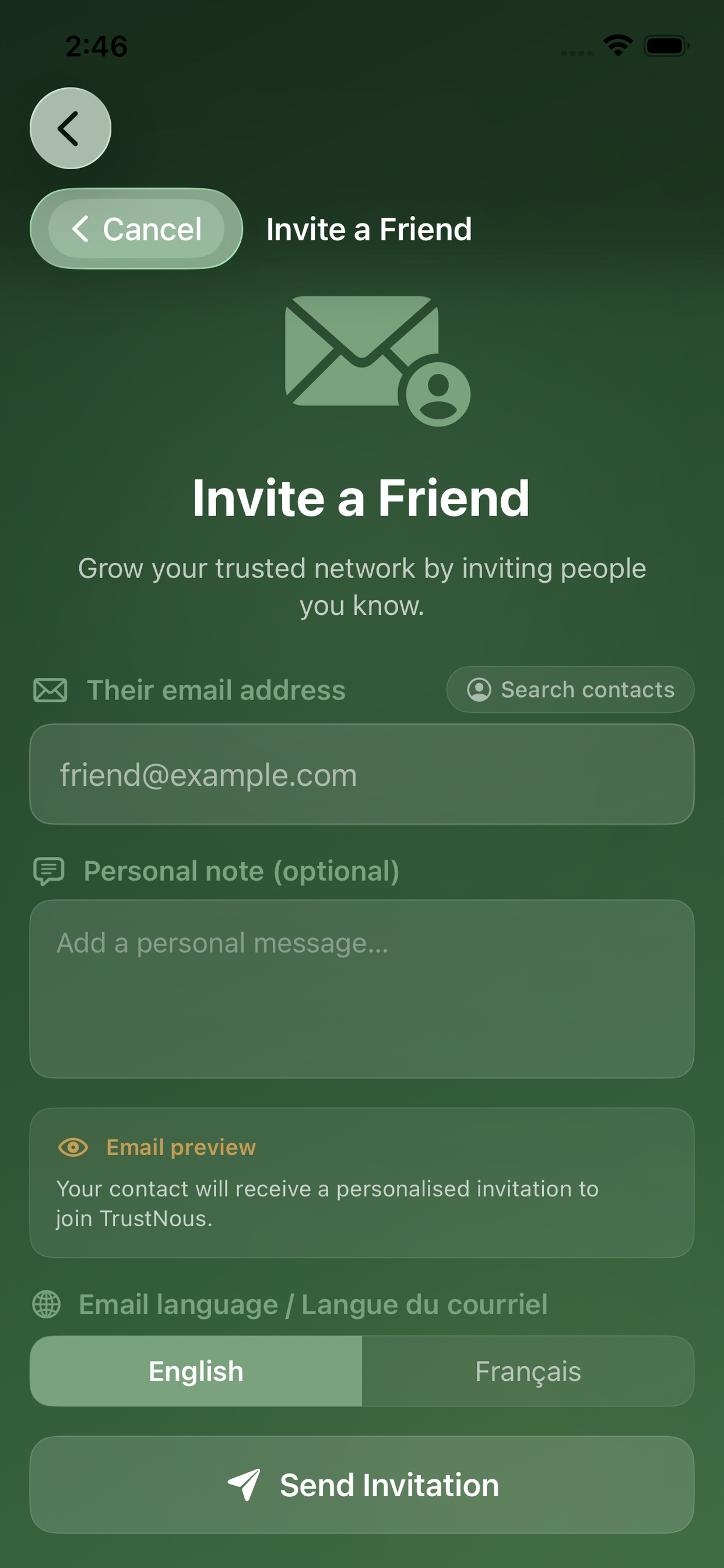 TrustNous screenshot 10