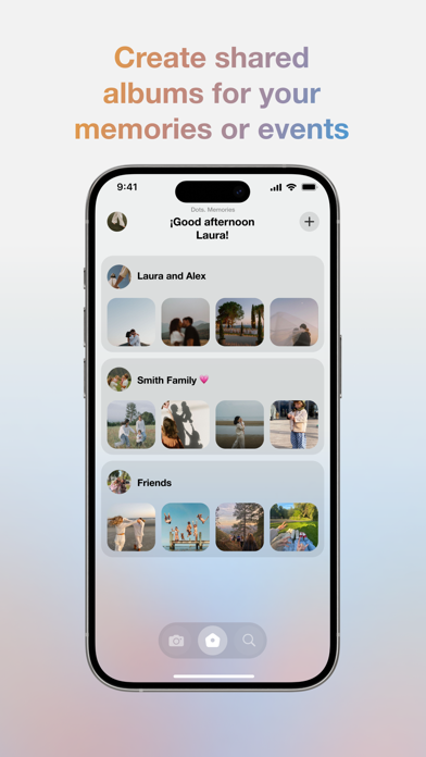 Dots. Memories: Photo & Video iPhone screenshot 3 - Photo & Video app