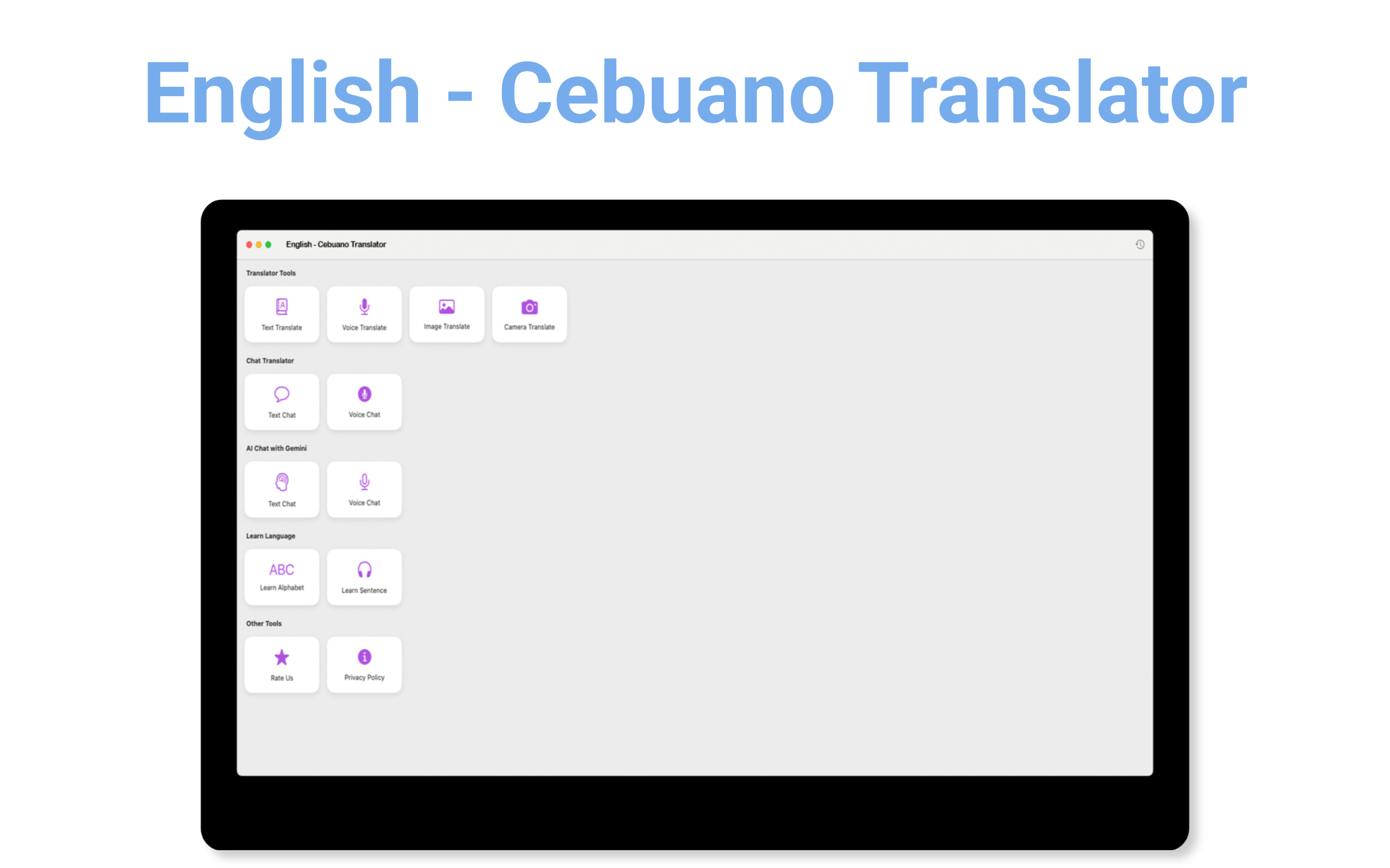 English - Cebuano Translator