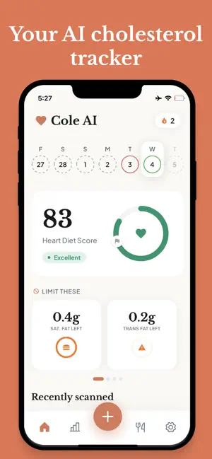 Cole AI: Cholesterol Tracker screenshot 1