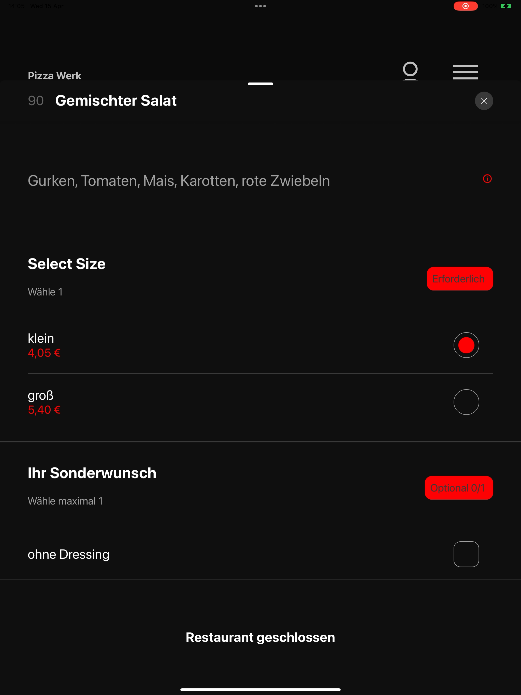 Pizza Werk Driedorf screenshot 8
