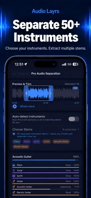 Audio Layrs - AI Vocal Remover screenshot 2