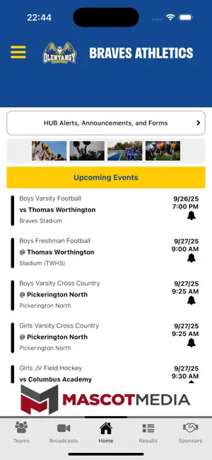 Olentangy Braves Athletics screenshot 2