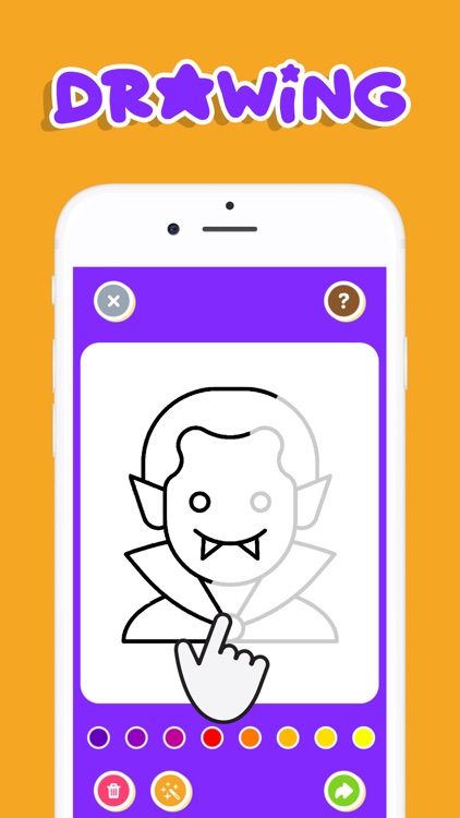 Halloween coloring for kids 3+ screenshot-3