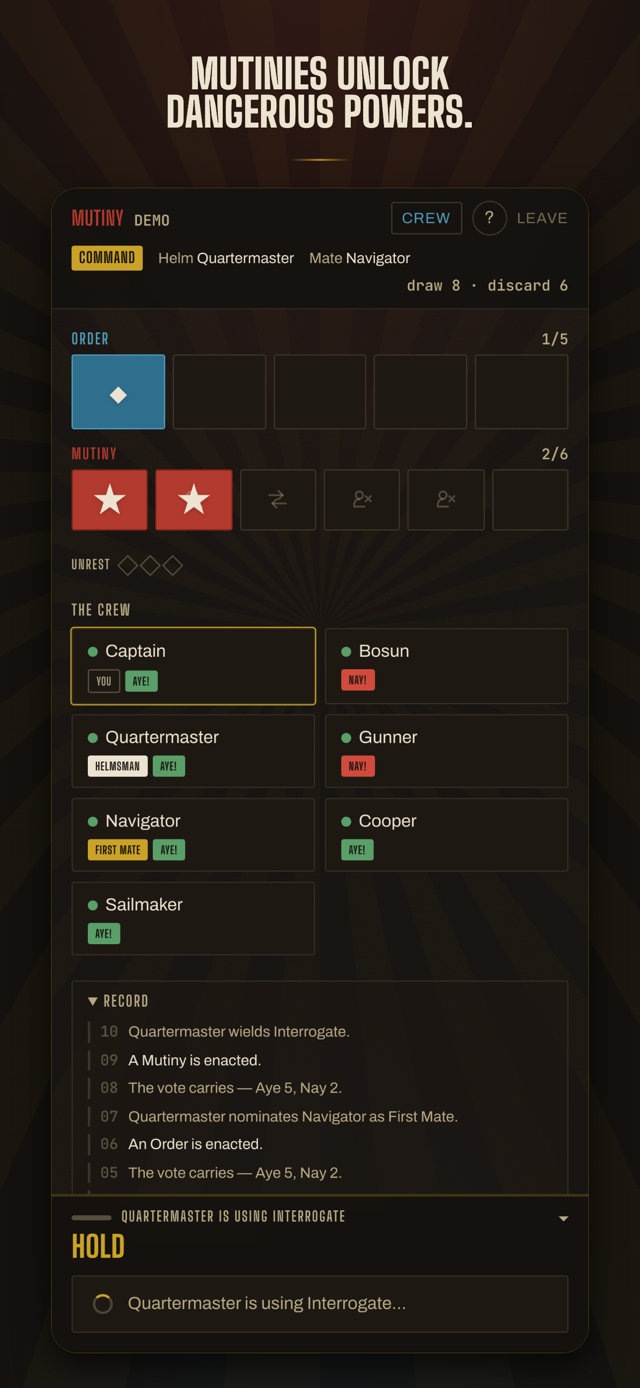 MUTINY: Betrayal at Sea screenshot 7