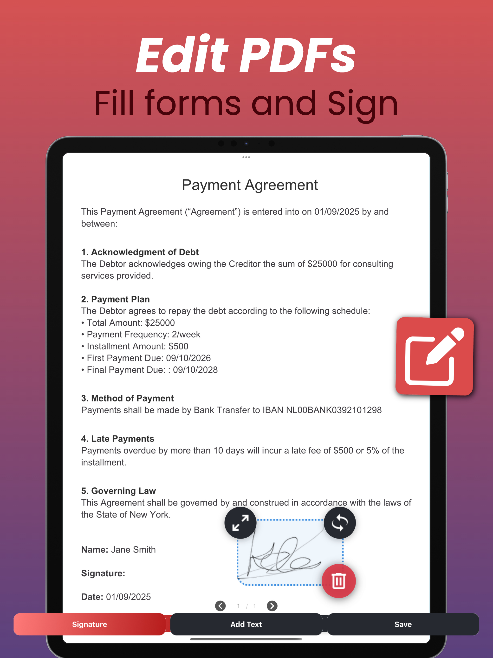 Sign PDF Documents: EasySigner