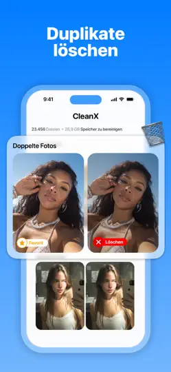 Screenshot von CleanX: Fotospeicher-Reiniger auf dem iPhone 3