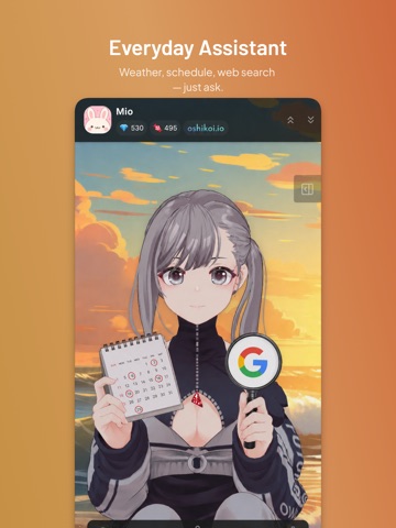 OshiKoi - 3D AI Companion iPad screenshot
