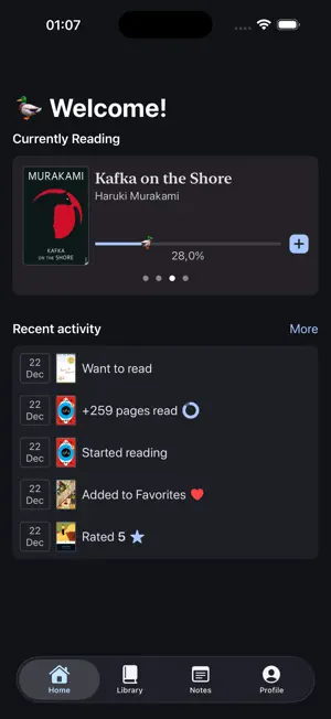 Duckreads screenshot 1