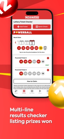 Indiana Lottery Numbers screenshot