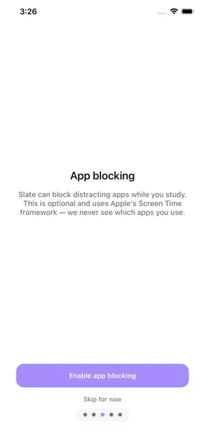 Slate: Study & Block Apps screenshot 3