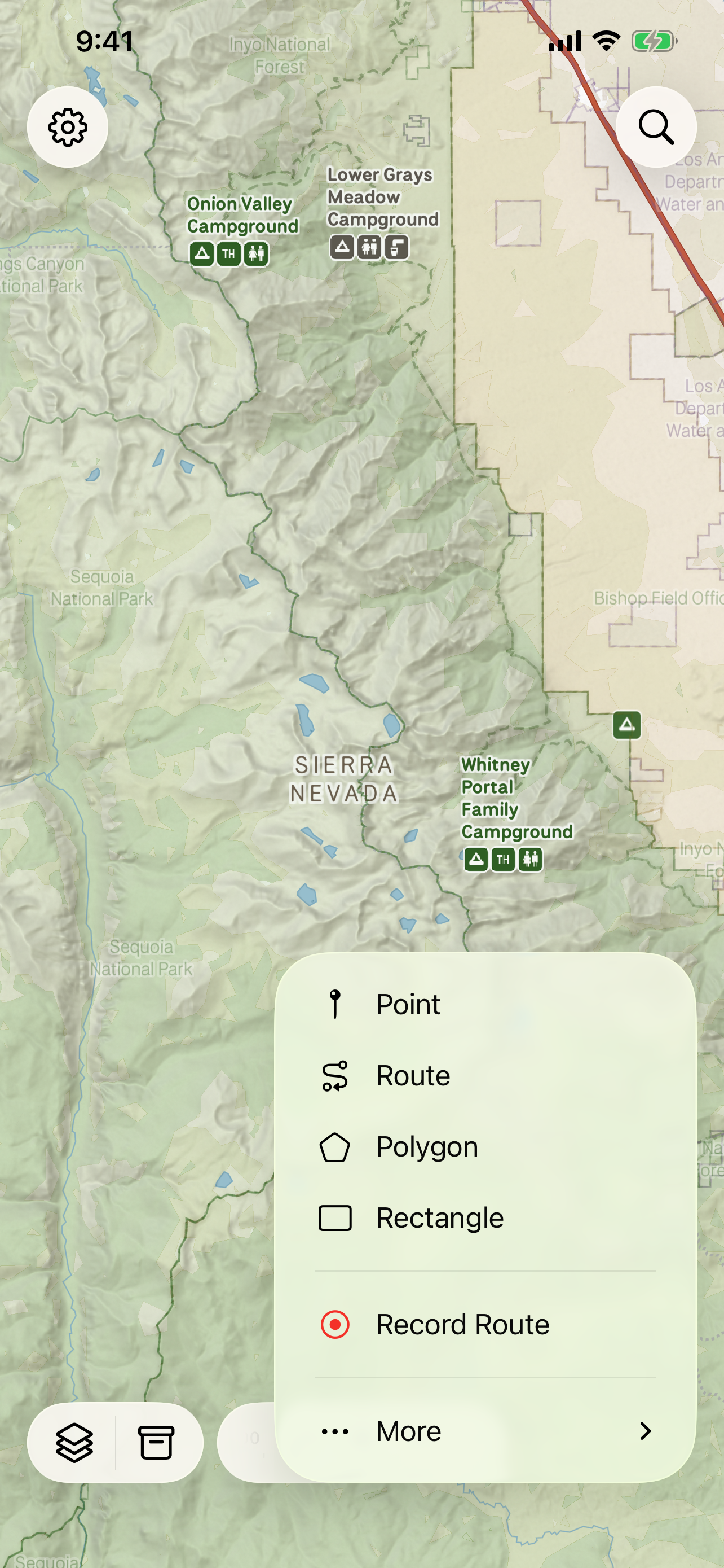 Treeline Maps: Topo & Trails