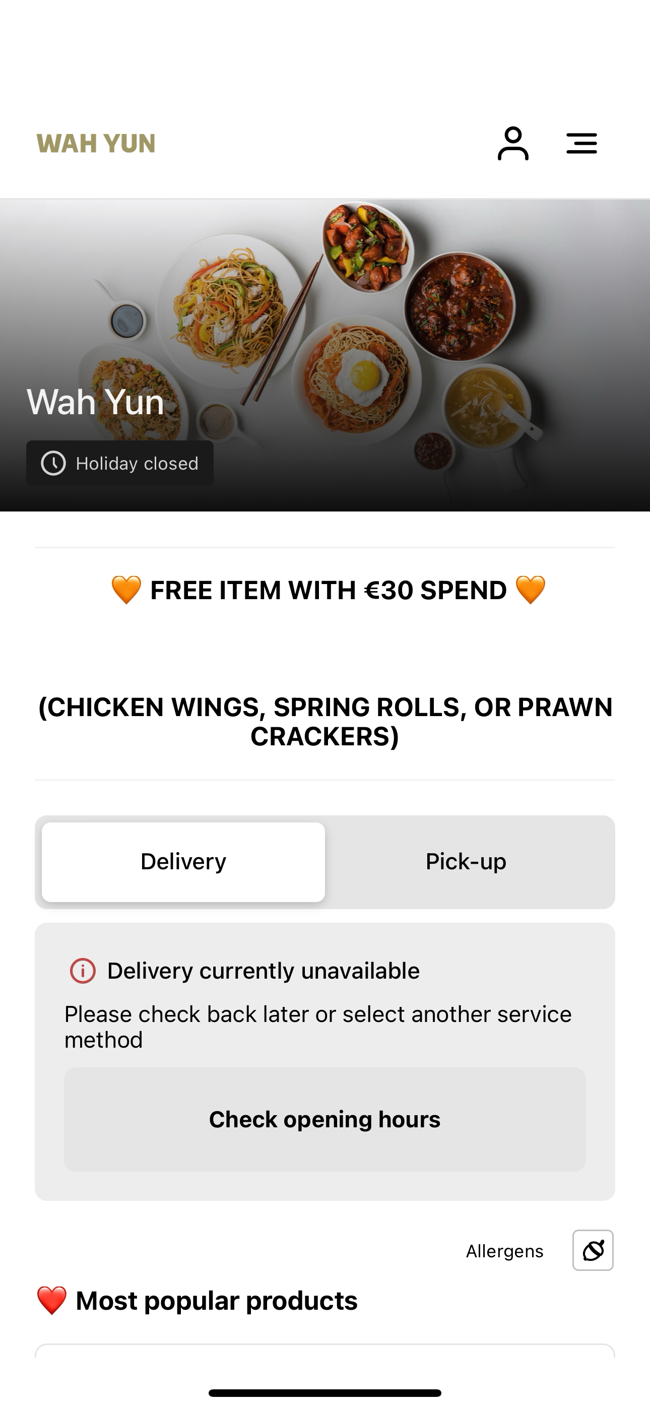 Wah yun Chinese Restaurant