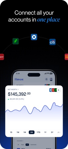 Finvest: AI Wealth Manager iPhone screenshot