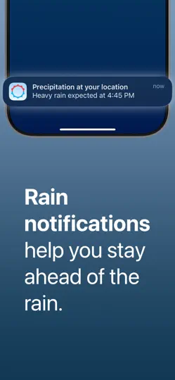 Captura de pantalla de Foreca Weather en iPhone 3