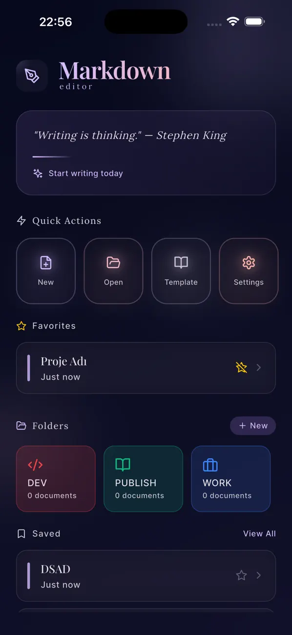 #1. Markdown - View Edit (iOS) โดย: OKAN KAYCI