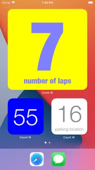 Count Widget iphone bilder 0