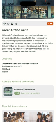 Green Guide Gent screenshot