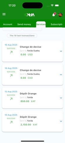 MdA - Money Transfer Screenshot 9 of 10