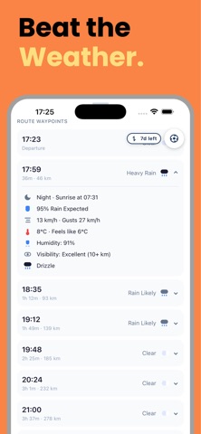 ClearRide: Motorbike Weather screenshot