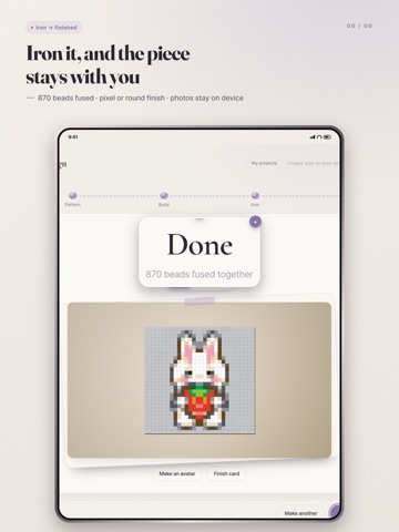 Pixel Design: Fuse Beads iPad screenshot