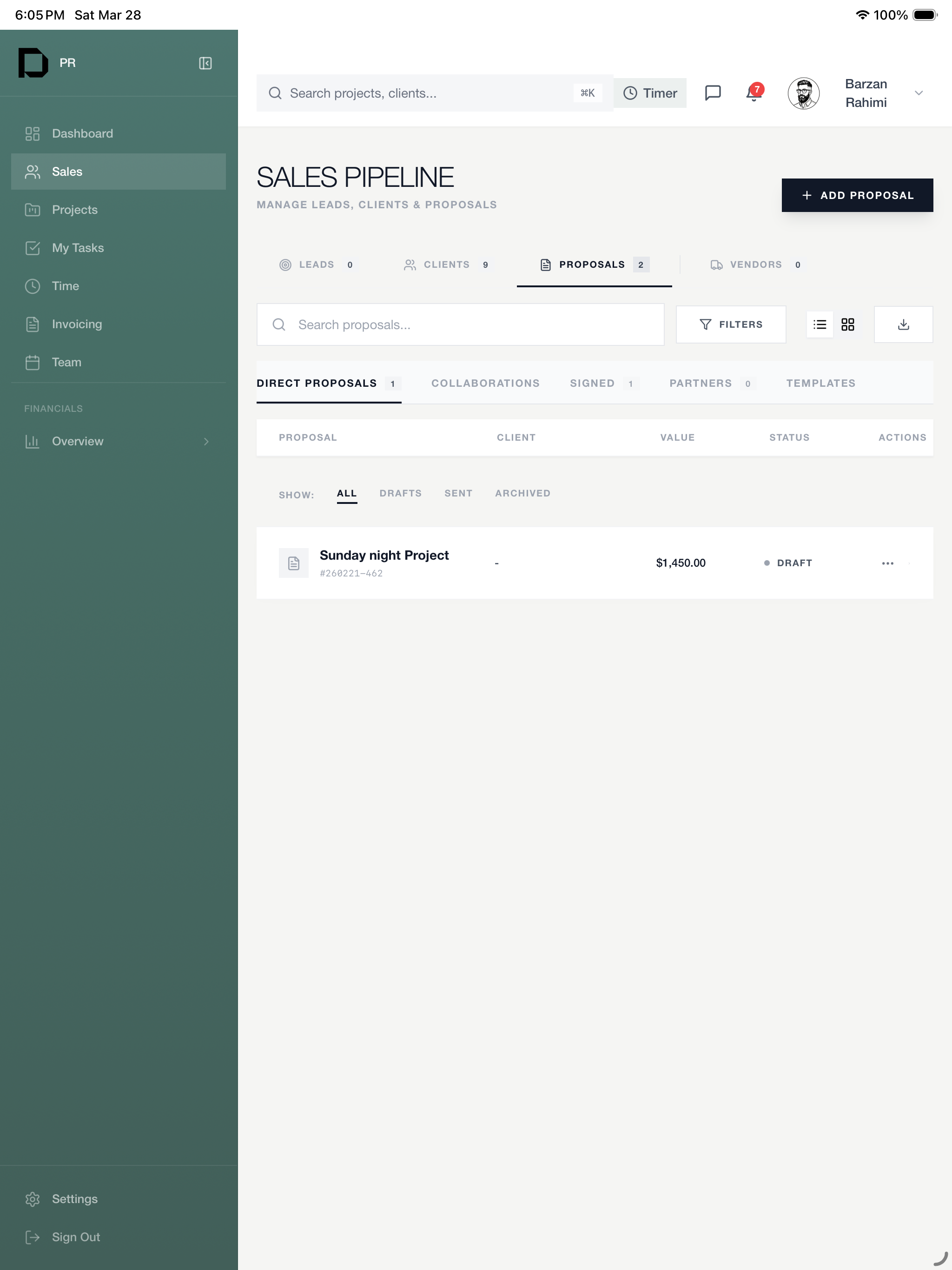 Billdora - Proposal to Paid screenshot 14