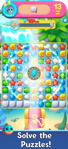 Oceanic Seaworld : Match3 Screenshot 4 of 8