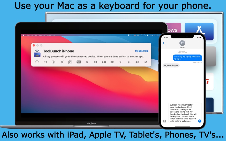 #2. KeyPad Pro: Bluetooth Keyboard (macOS) De: Toolbunch LLC