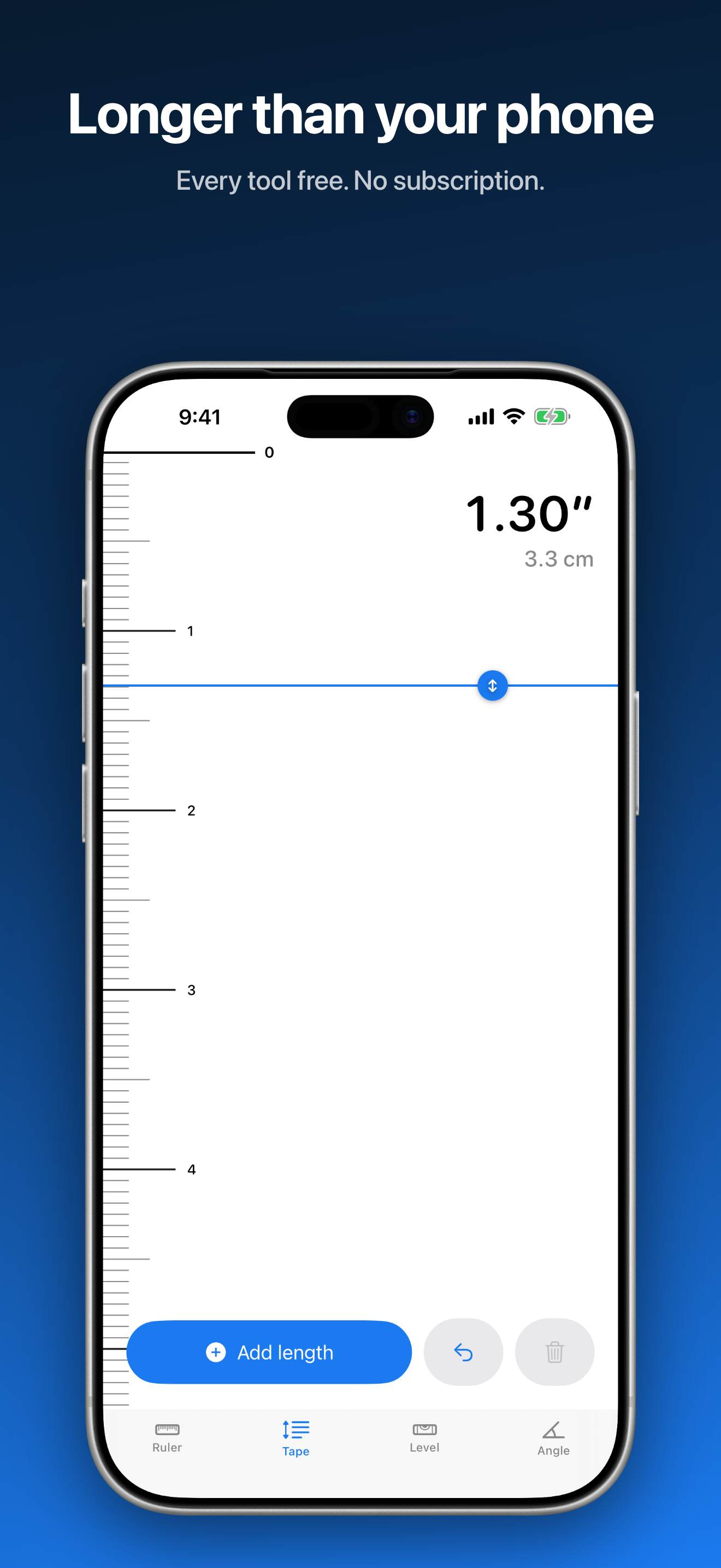 Ruler, Tape Measure - Notch screenshot 2