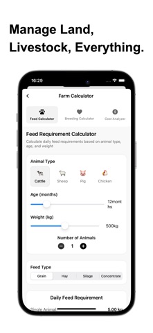 Livestock Manager-Farm Records iPhone screenshot