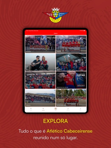 Atlético Cabeceirense App iPad screenshot