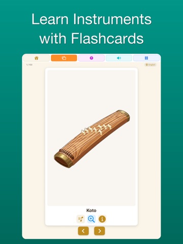 100 Music - Instruments iPad screenshot