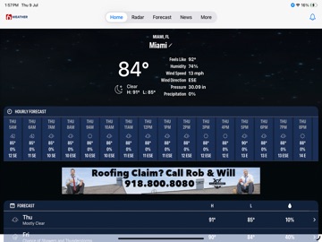 News on 6 Weather iPad screenshot