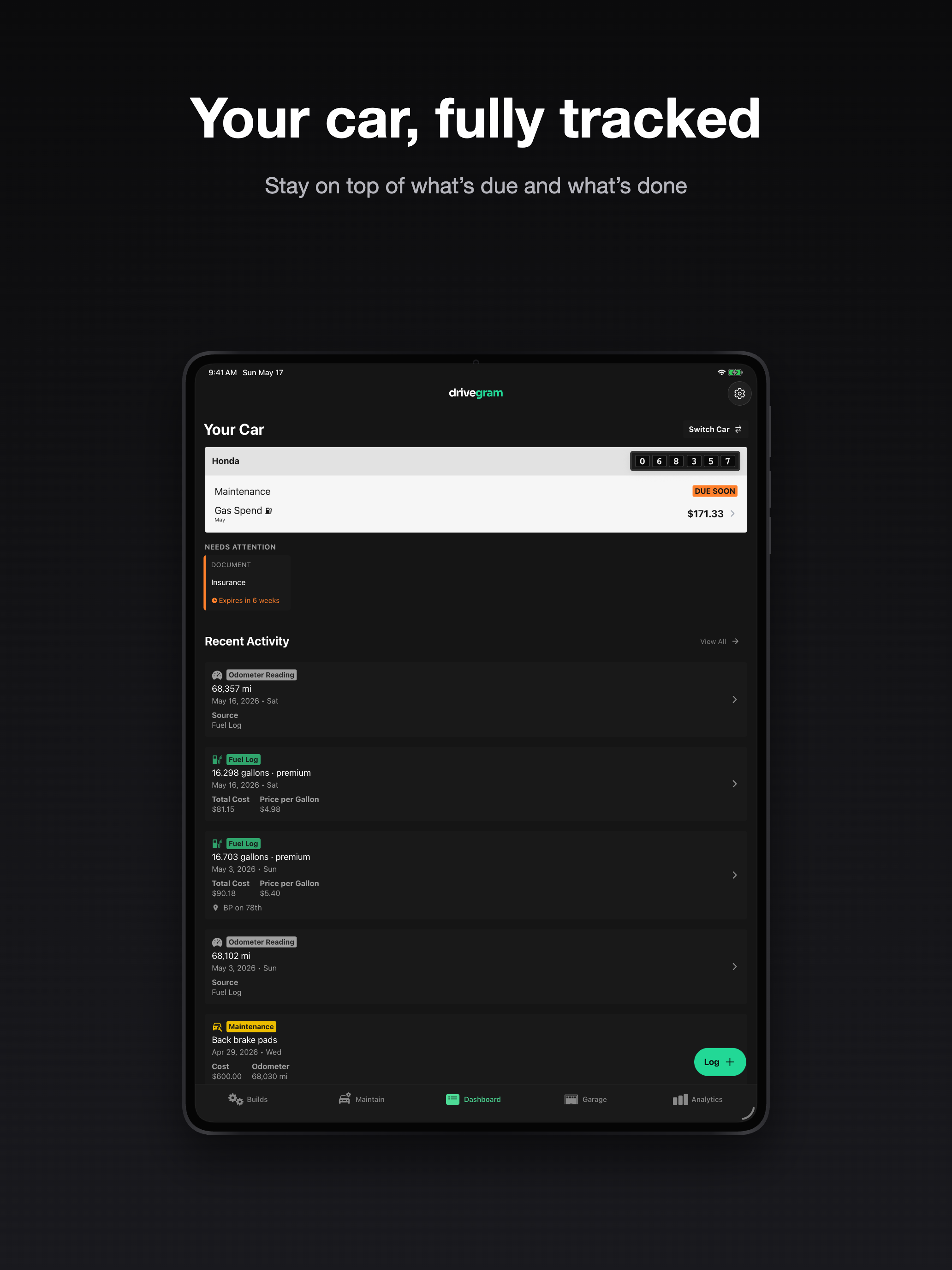 Drivegram - Car Manager screenshot 11