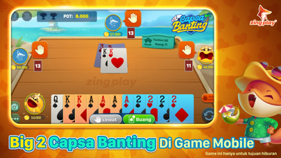 Capsa Banting ZingPlay Screenshot