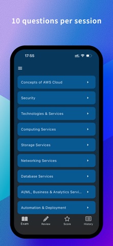 Prep AWS Cloud Practitioner のスクリーンショット