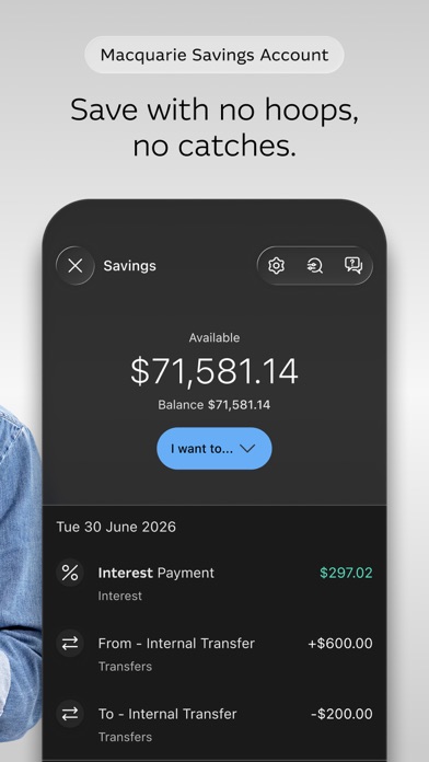 Macquarie Mobile Banking screenshot