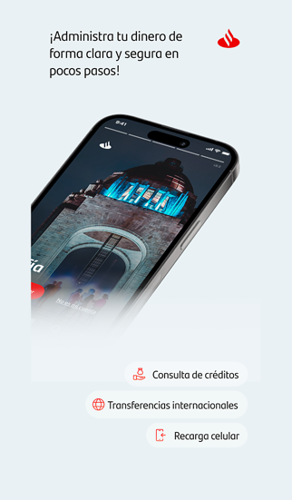 Santander México screenshot