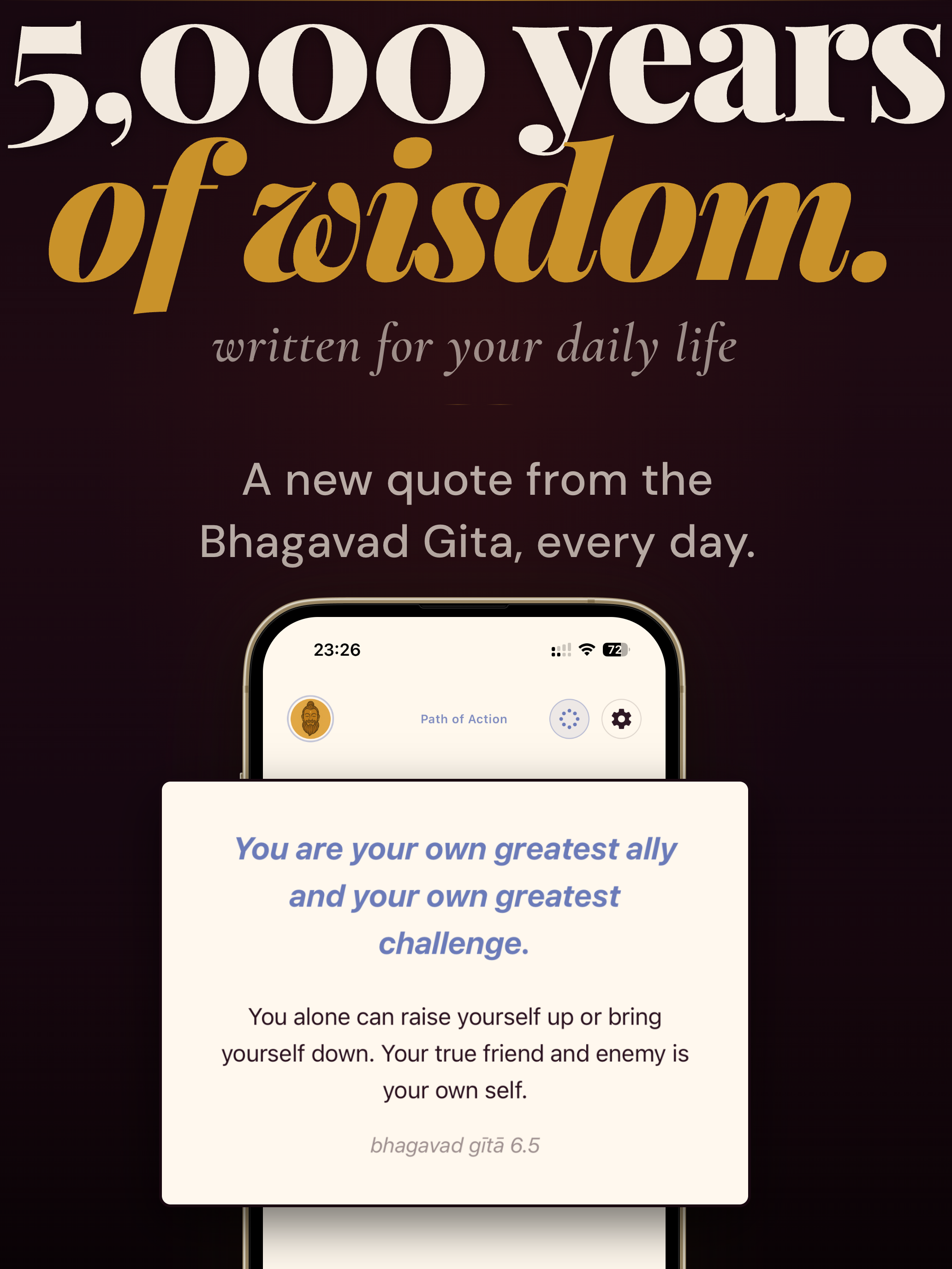 Wisdom: Bhagavad Gita Journal