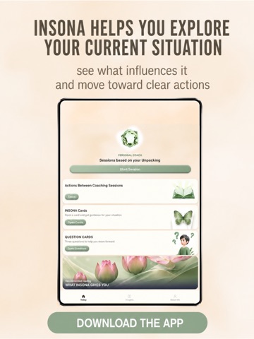 Insona - Your Pocket AI Coach iPad screenshot