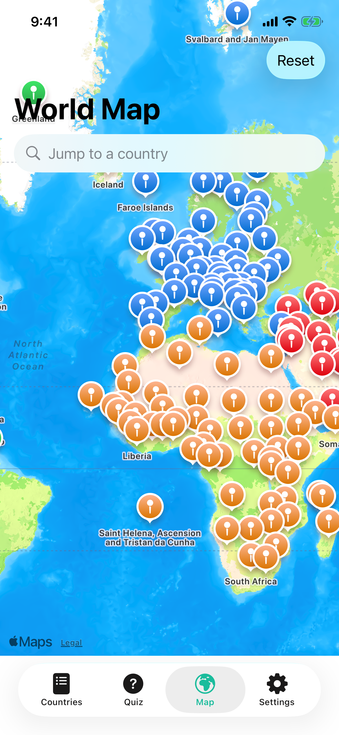 World Atlas Quiz screenshot 3
