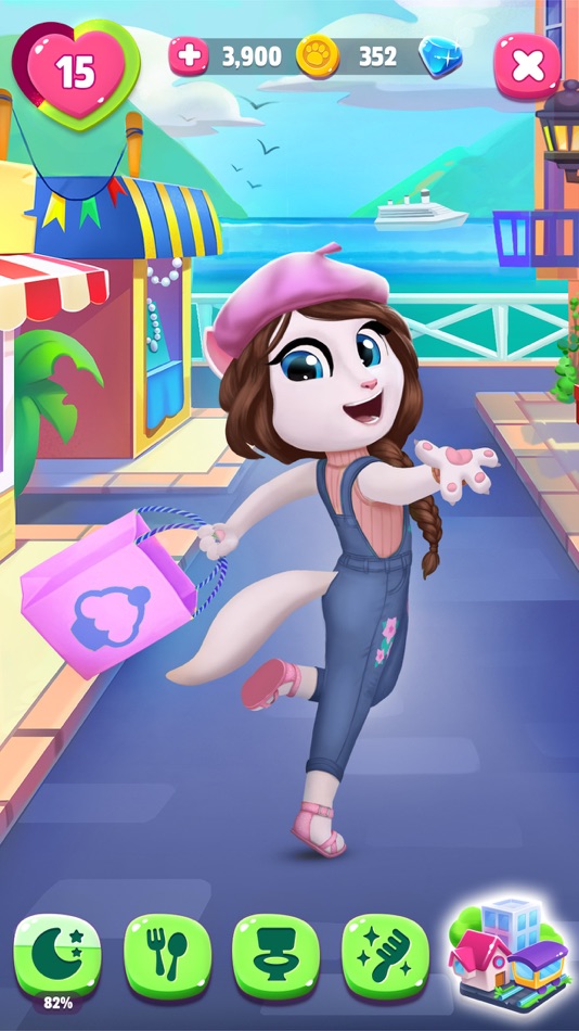 #1. My Talking Angela 2+ (iOS) 来自: Outfit7 Limited